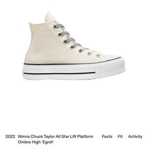 Converse Chuck Taylor All Star Hi Lift platform